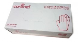GUANTES LATEX CORONET X100